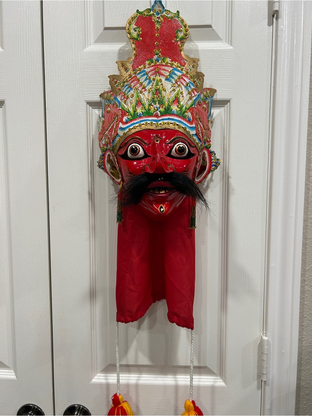 Handcrafted Wooden Indonesian Mask
